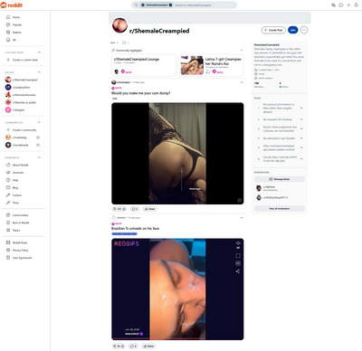 Shemale Creampied